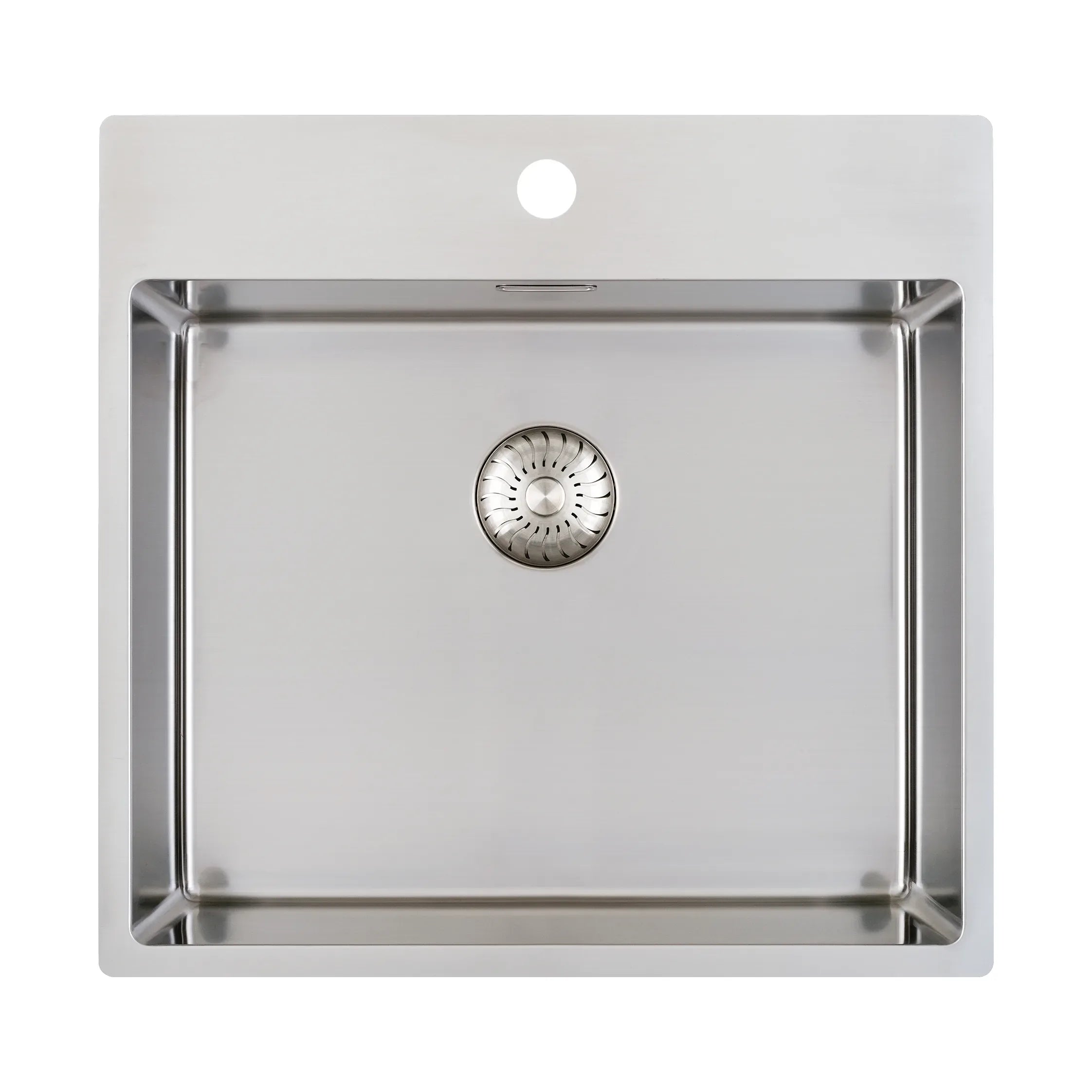Caressi CAPP50KR10 Sink Stainless Steel Surface or Undermount or Flush Mount with Tap Hole