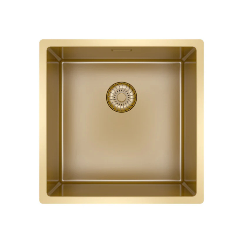 Caressi CAPP50R10G Sink Gold Surface or Undermount or Flush Mount
