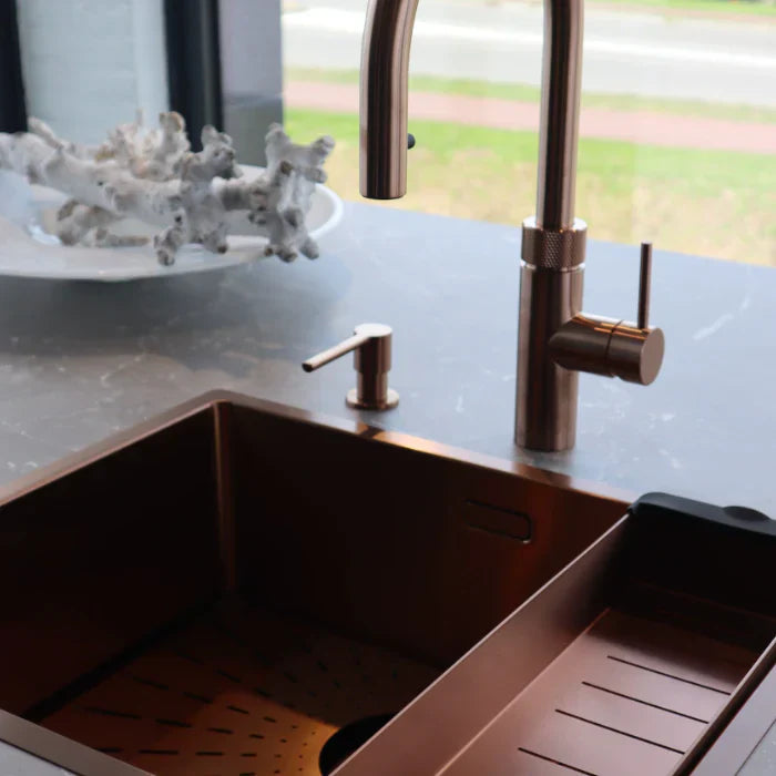 Caressi CAPP50R10CO Sink Copper Surface or Undermount or Flush Mount