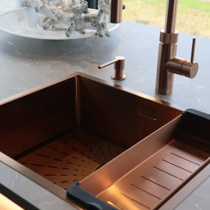 Caressi CAPP50R10CO Sink Copper Surface or Undermount or Flush Mount
