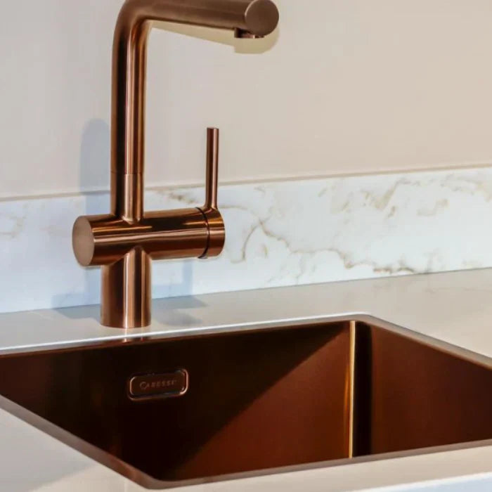 Caressi CAPP50R10CO Sink Copper Surface or Undermount or Flush Mount