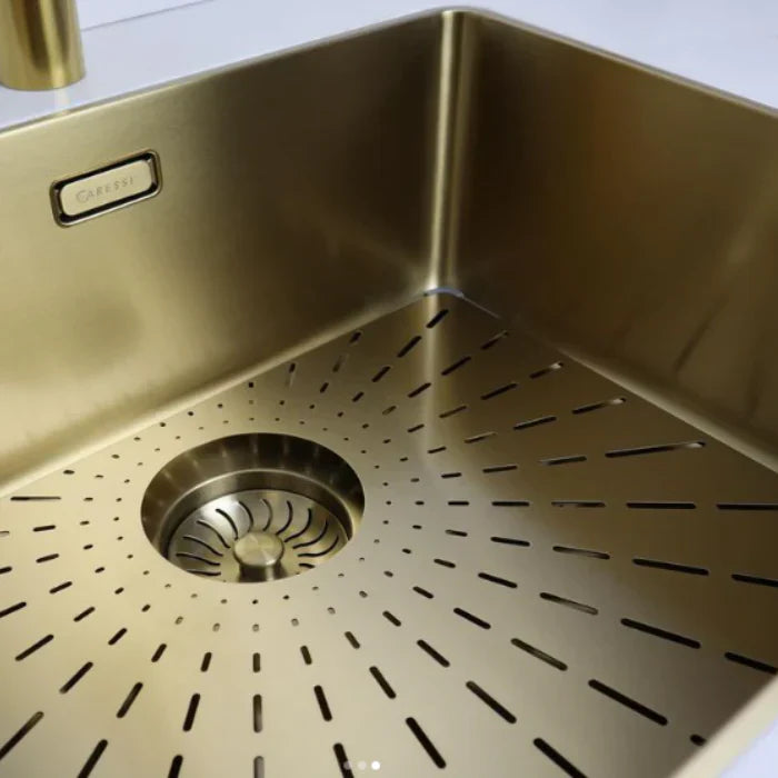 Caressi CAPP50R10G Sink Gold Surface or Undermount or Flush Mount