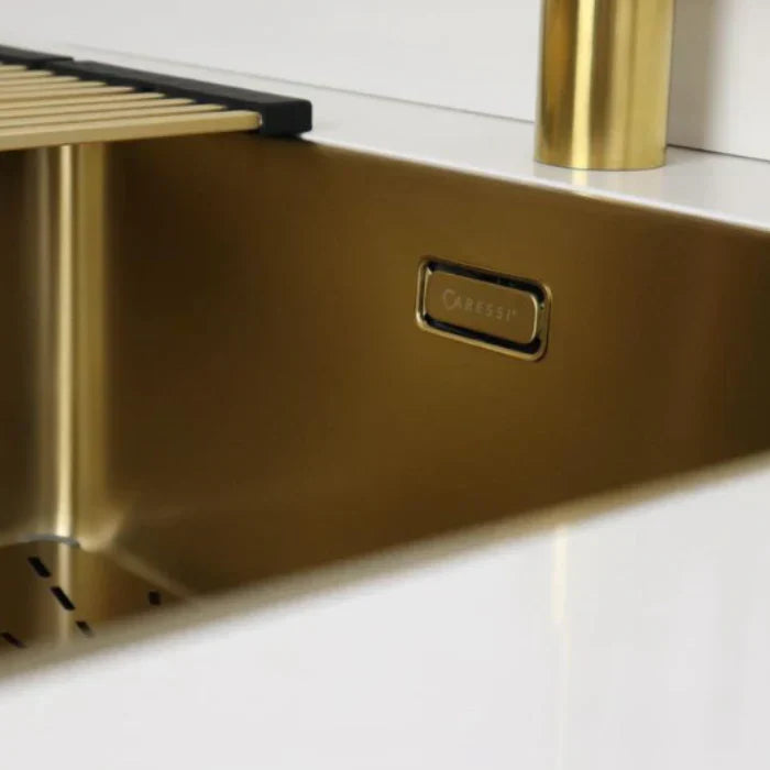 Caressi CAPP50R10G Sink Gold Surface or Undermount or Flush Mount