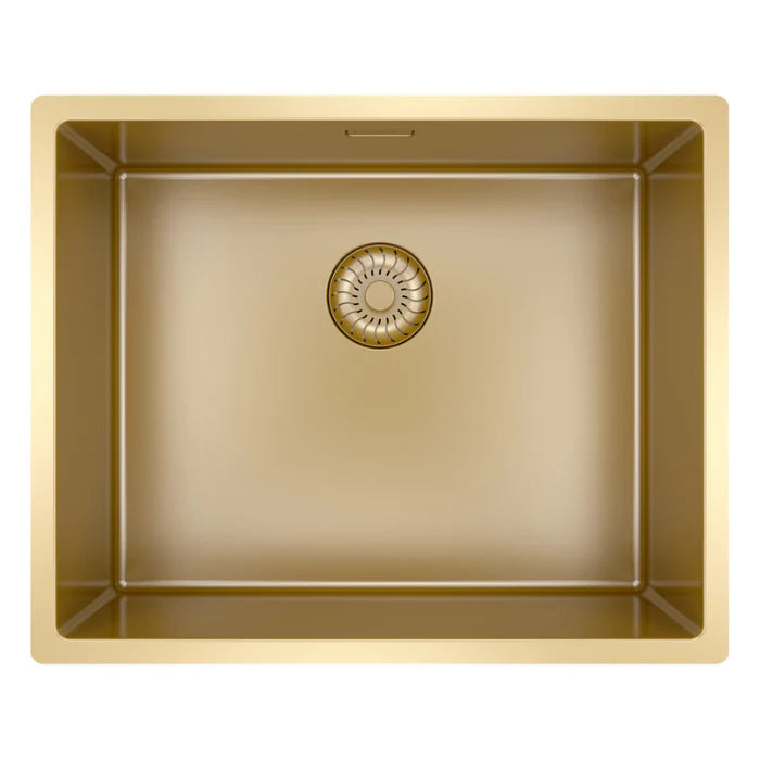 Caressi CAPP50R10G Sink Gold Surface or Undermount or Flush Mount