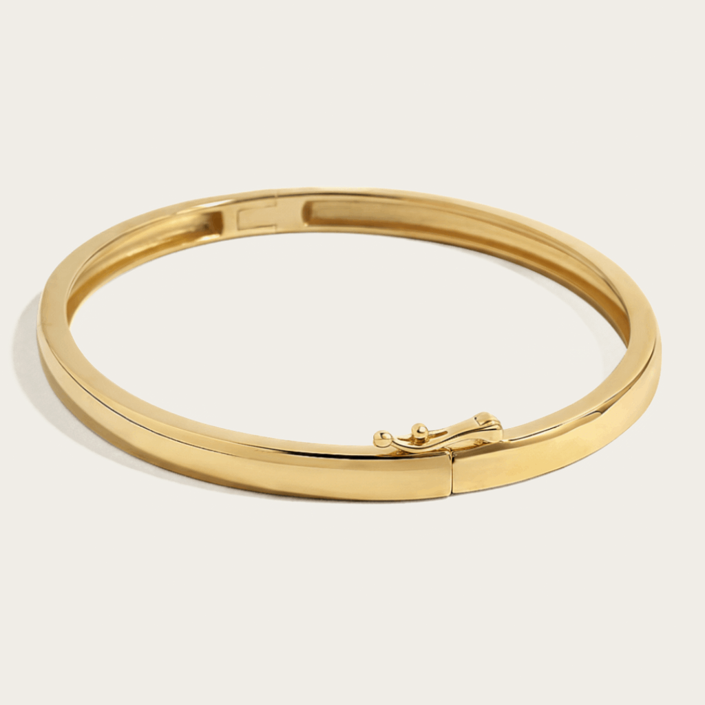 Elegant Bangle – Gold or Silver Tone Sterling Silver