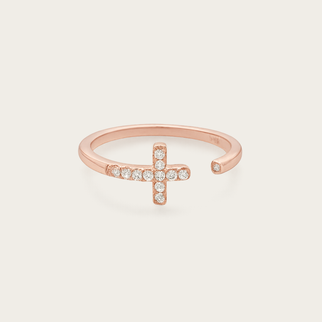 Sideways_Cross_Cubic_Zirconia_Rose_Gold_Ring