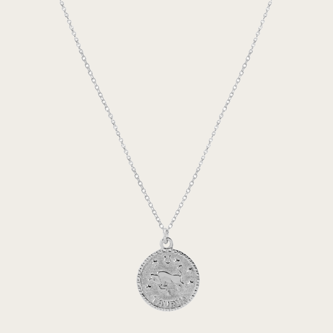 Zodiac Medal Necklace – Gold or Silver Tone